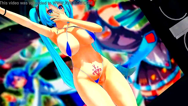 Two Half-Naked Anime Girls Dance & Sing Seductively in Japanese