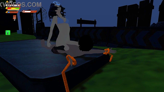 3D Femdom University – Skullgirl Wakes Up for Intense Animated Sex Session