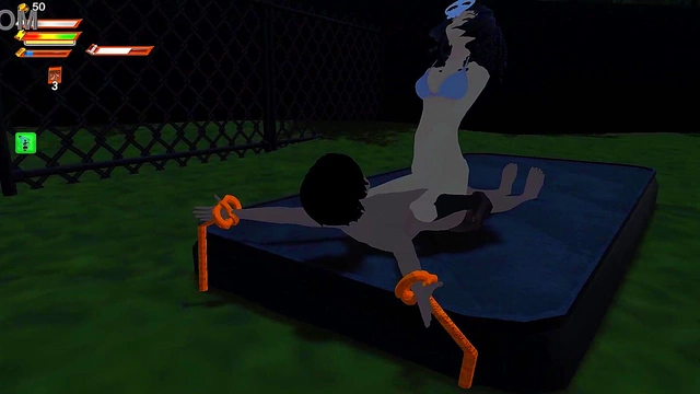 3D Femdom University – Skullgirl Wakes Up for Intense Animated Sex Session