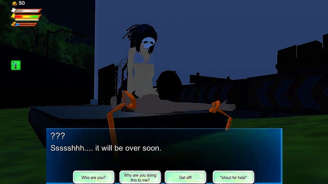 3D Femdom University – Skullgirl Wakes Up for Intense Animated Sex Session