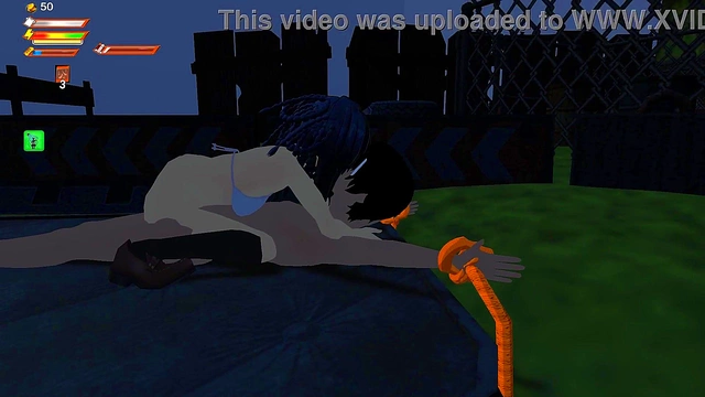 3D Femdom University – Skullgirl Wakes Up for Intense Animated Sex Session