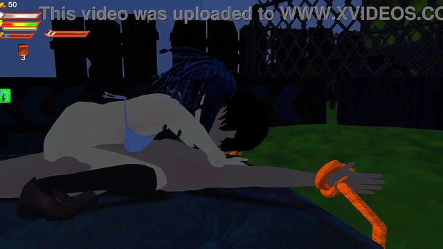 3D Femdom University – Skullgirl Wakes Up for Intense Animated Sex Session