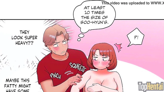 Horny Anime Girls Strip Down for Yoga Sexercise in Sexy Pants