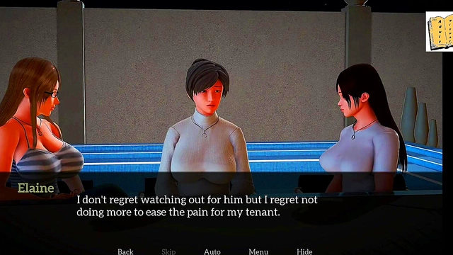 Small-Titted Teen Gets Intimate With Step-Family In Amateur Hentai Gameplay