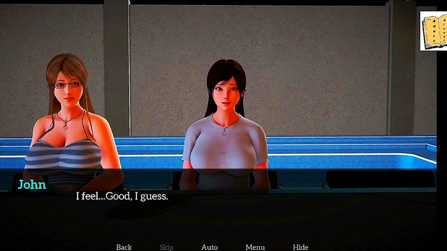 Small-Titted Teen Gets Intimate With Step-Family In Amateur Hentai Gameplay