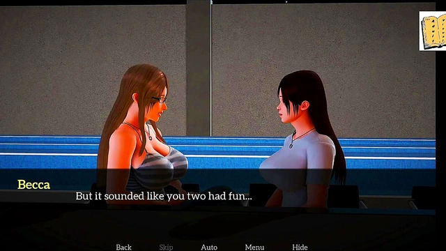 Small-Titted Teen Gets Intimate With Step-Family In Amateur Hentai Gameplay