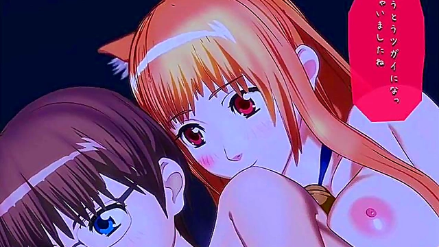 Horny Catgirls Playfully Seduce in Anime Adventure