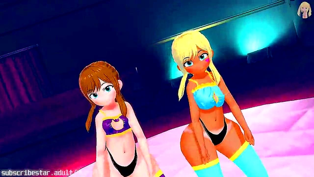 Wiggle Wiggle – Sexy Hentai Strip Tease With MMD Animations