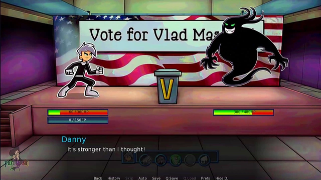 Blonde MILF Cheerleader Gives Handjob To Danny Phantom In Amity Park Anime Adventure