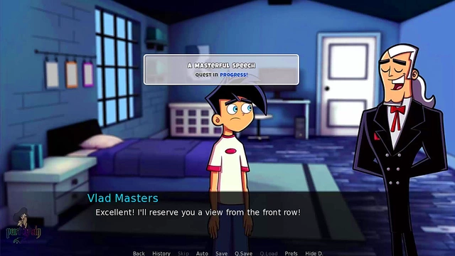 Blonde MILF Cheerleader Gives Handjob To Danny Phantom In Amity Park Anime Adventure