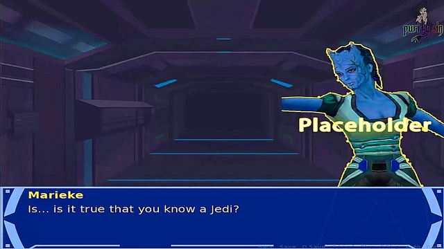 Hot Star Wars Alien Girls Cosplay BDSM Training Session With Sexy Slave Action