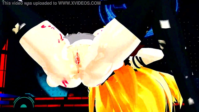 Half-Naked Anime Babe Dances Seductively Teasing Her Wet Pussy