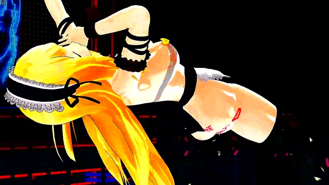 Half-Naked Anime Babe Dances Seductively Teasing Her Wet Pussy