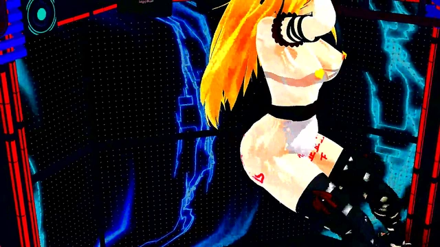 Half-Naked Anime Babe Dances Seductively Teasing Her Wet Pussy