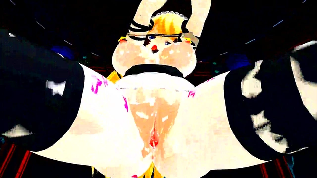 Half-Naked Anime Babe Dances Seductively Teasing Her Wet Pussy