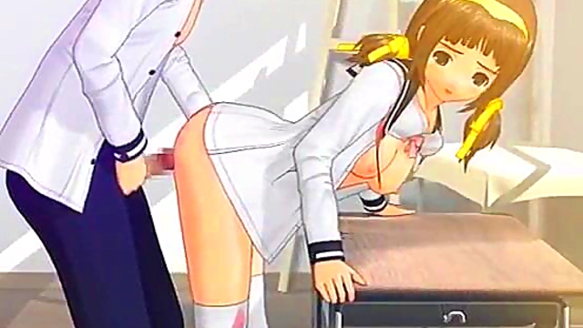 Horny Anime Couple Enjoy Intense Sex In Mysterious Cult Garden