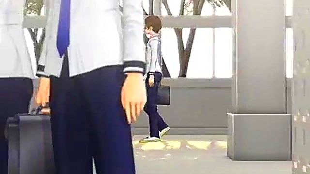 Horny Anime Couple Enjoy Intense Sex In Mysterious Cult Garden