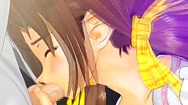 Horny Anime Couple Enjoy Intense Sex In Mysterious Cult Garden
