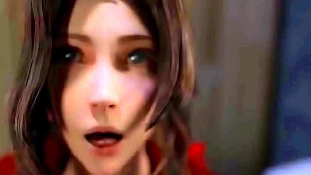 Aerith Gives Seductive Gloryhole Blowjob In Final Fantasy Hentai Animation