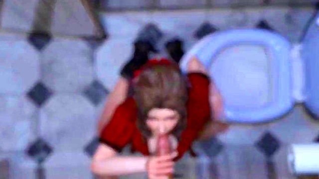 Aerith Gives Seductive Gloryhole Blowjob In Final Fantasy Hentai Animation