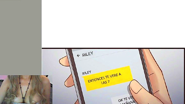 Melina MX Reacts to Erotic Anime – Busty Chick in Stupid Love Gets Pleasured