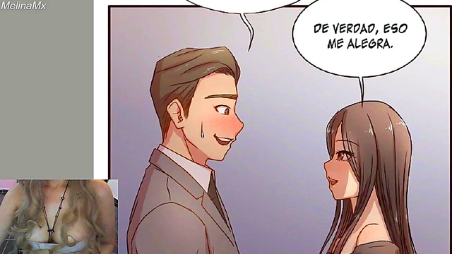 Melina MX Reacts to Erotic Anime – Busty Chick in Stupid Love Gets Pleasured