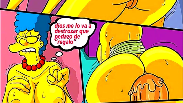 Simpson's Wife Valentine Gets Big Tits Anime Anal in Erotic Parody Adventure