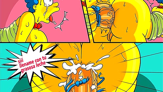 Simpson's Wife Valentine Gets Big Tits Anime Anal in Erotic Parody Adventure