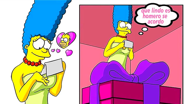 Simpson's Wife Valentine Gets Big Tits Anime Anal in Erotic Parody Adventure