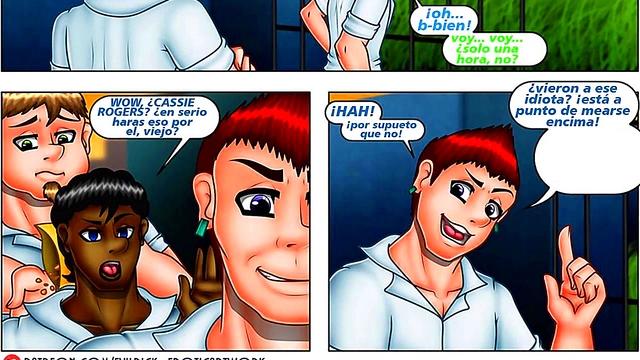 Big-Assed Manga Babe Rides Dick In Paranormal Comics Action