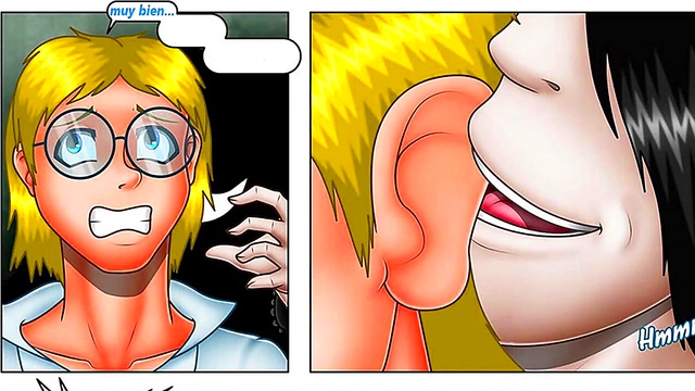 Big-Assed Manga Babe Rides Dick In Paranormal Comics Action