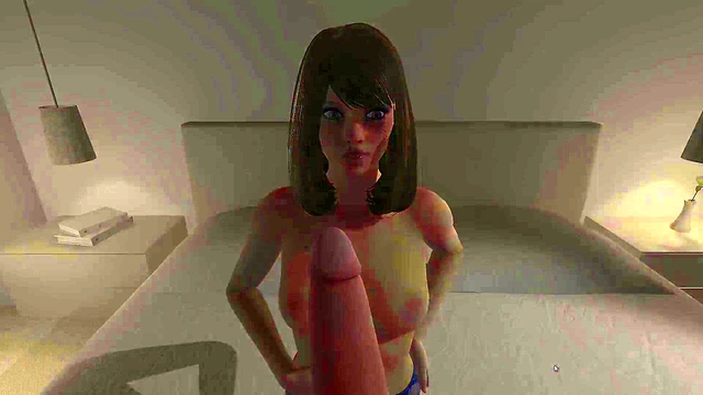 Teen Babe Gives Hardcore Blowjob & fucked In 3D Escort Simulator Sex Game