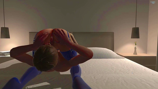 Teen Babe Gives Hardcore Blowjob & fucked In 3D Escort Simulator Sex Game