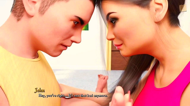 Big-Ass Chick Rides Dick In 3D Hentai Visual Novel Sex Walkthrough