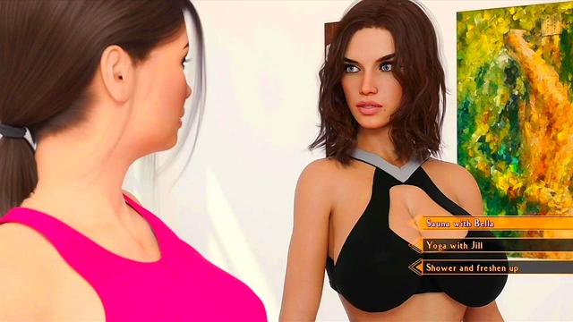 Big-Ass Chick Rides Dick In 3D Hentai Visual Novel Sex Walkthrough