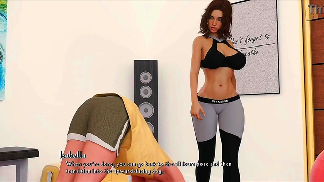 Big-Ass Chick Rides Dick In 3D Hentai Visual Novel Sex Walkthrough
