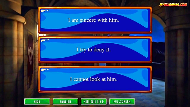 Horny Elf Gives Seductive blowjob To The Witch In Hentai Sex Game