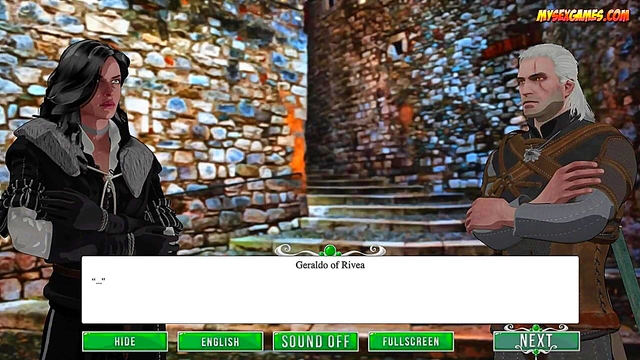 Horny Elf Gives Seductive blowjob To The Witch In Hentai Sex Game