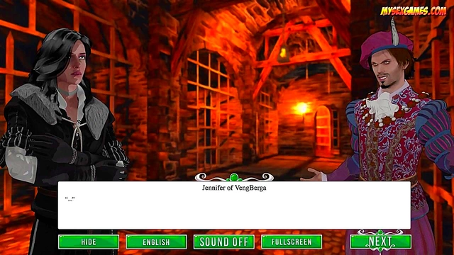 Horny Elf Gives Seductive blowjob To The Witch In Hentai Sex Game
