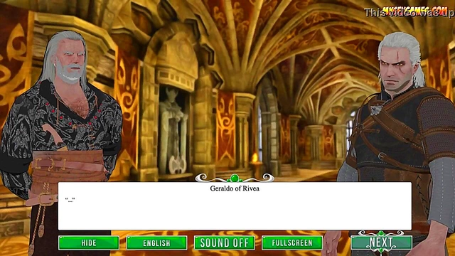 Horny Elf Gives Seductive blowjob To The Witch In Hentai Sex Game