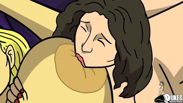 Ebony MILF With Huge Tits Seduces Professors BBC For Hardcore Anime Foursome Fun