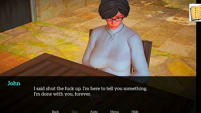 Horney Cartoon Gal Seduces Her Old Stepdad In Erotic Adventure