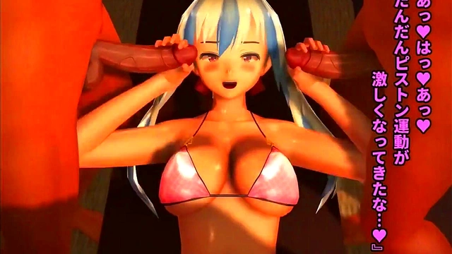 Hentai Temptation – Touhou MMD Couple Exploring Forbidden Desires