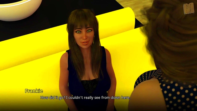 Big-Titted Cheerleader Shows Off Her Ass In Erotic 3D Hentai Scene