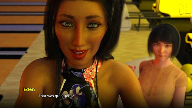 Big-Titted Cheerleader Shows Off Her Ass In Erotic 3D Hentai Scene