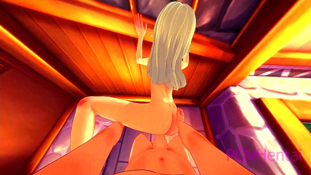 Elf Maid Trap Helps You Wash For A Steamy 3D Anime Encounter