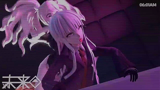 Ultimate Slut Kirigiri Seduces Junko in Danganronpa Hentai 3D Action