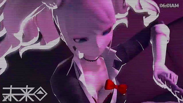 Ultimate Slut Kirigiri Seduces Junko in Danganronpa Hentai 3D Action