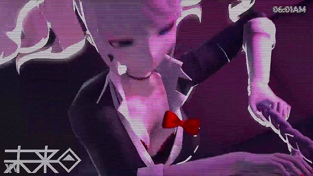 Ultimate Slut Kirigiri Seduces Junko in Danganronpa Hentai 3D Action
