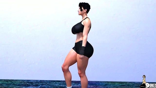 Wimpy Client Dominated By Big-Titted Personal Trainer In Rough 3D Hentai Sex Session